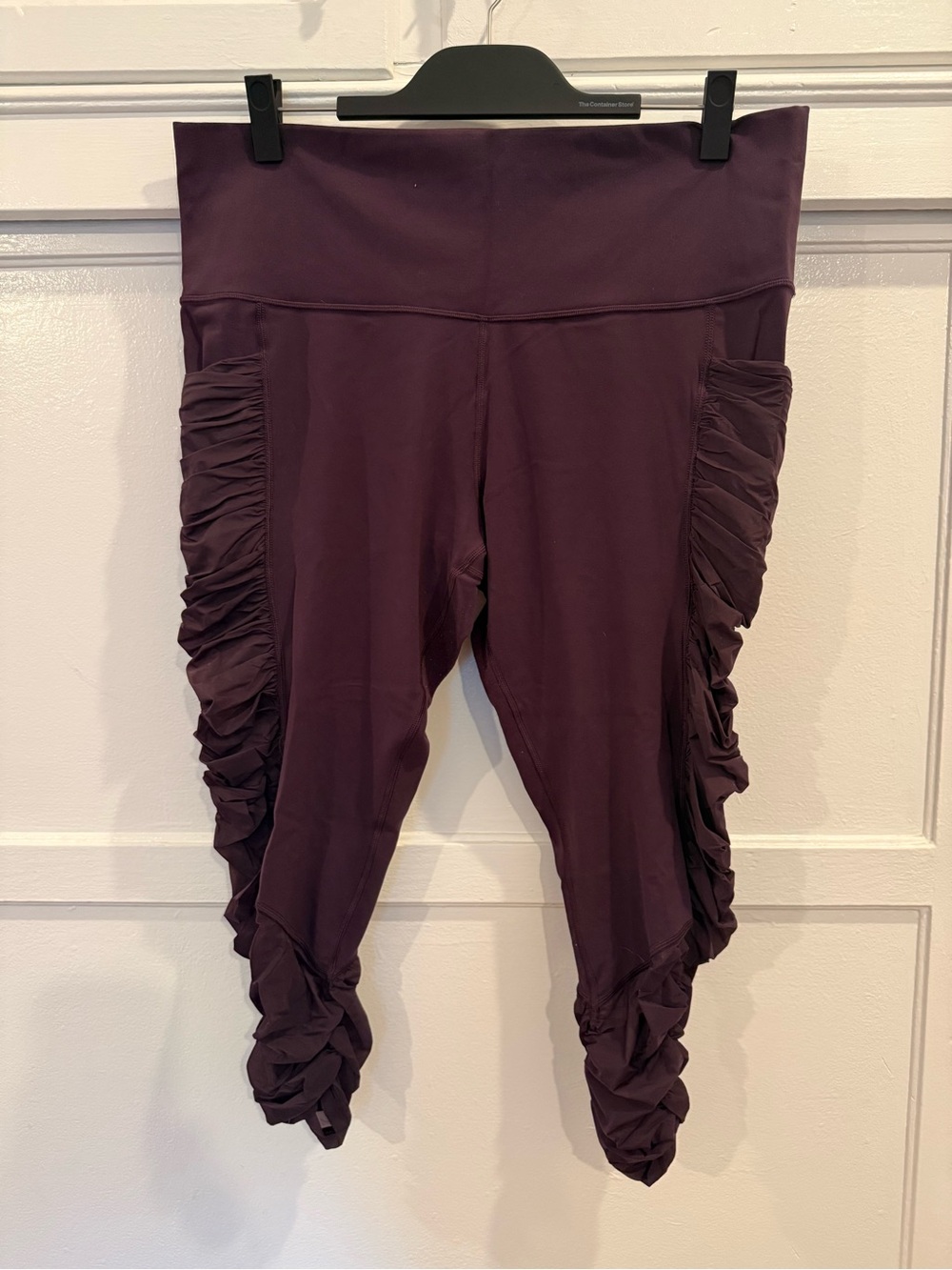Athleta Deep Plum High-Waist Workout Leggings